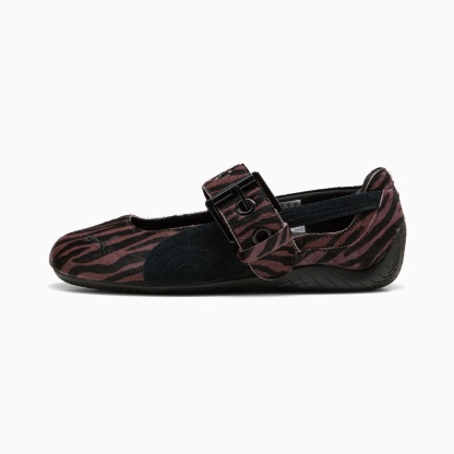 Speedcat Ballet Dress-Up Tiger-Print Sneakers Damen - Rich Cocoa-PUMA Black
