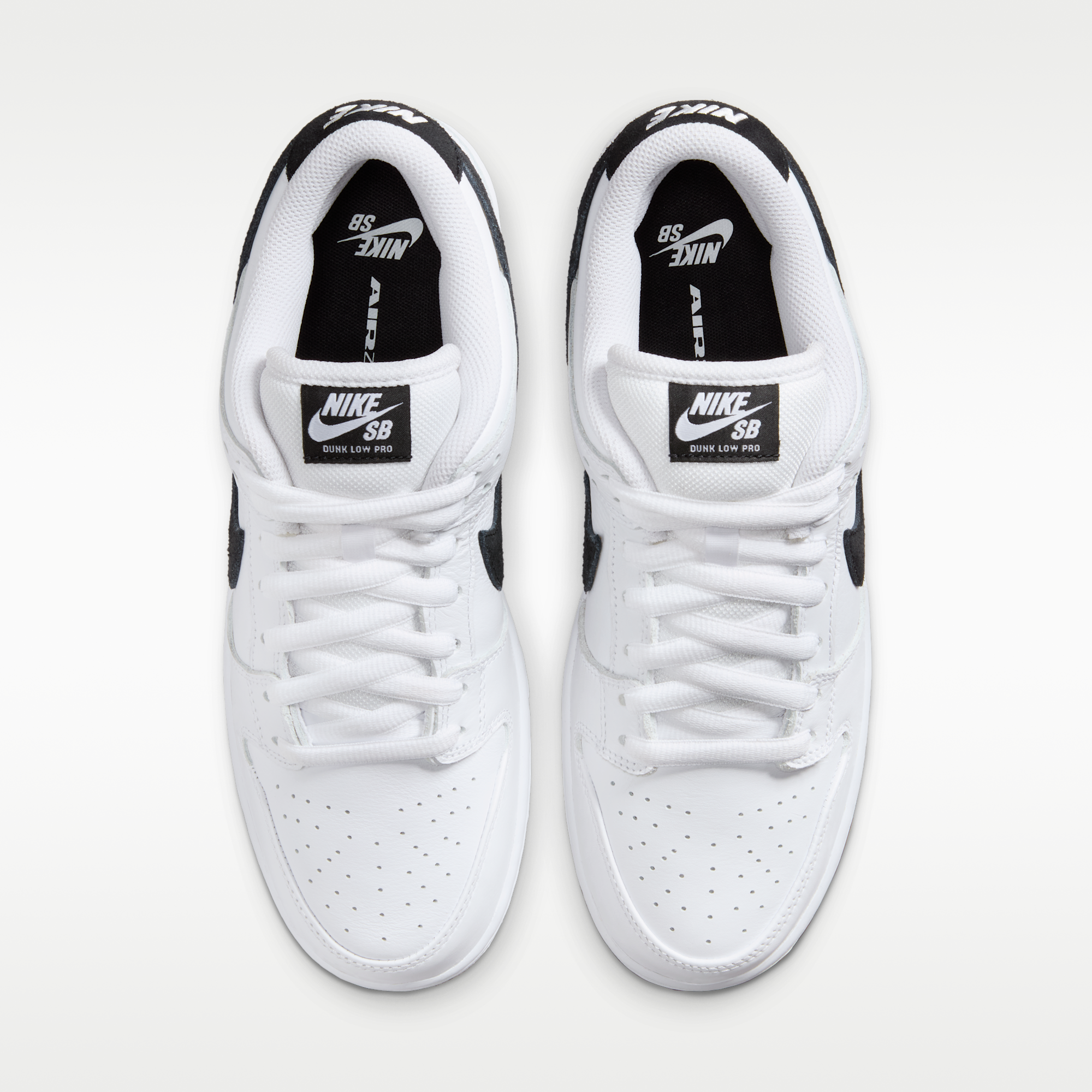Nike SB Dunk Low Pro - Λευκό/Λευκό/Μαύρο/Μαύρο - 4