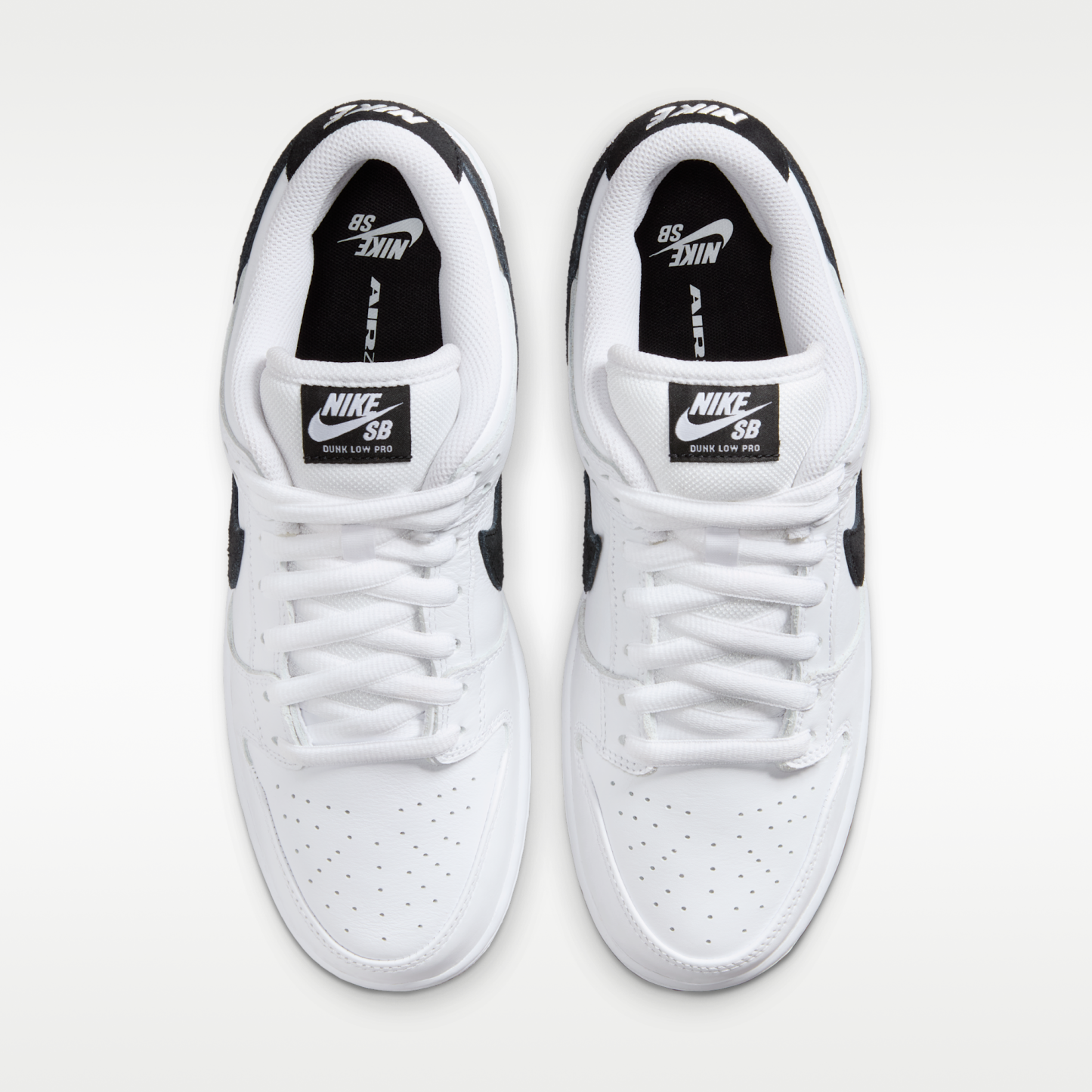 Nike SB Dunk Low Pro - Λευκό/Λευκό/Μαύρο/Μαύρο - 4