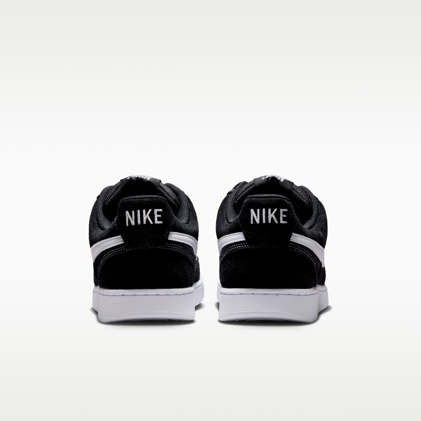 Nike Court Vision Low FL - Μαύρο/Λευκό - 6