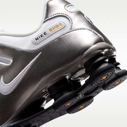 Nike Shox NZ - Summit White/Metallic Pewter/University Gold/Summit White - 8