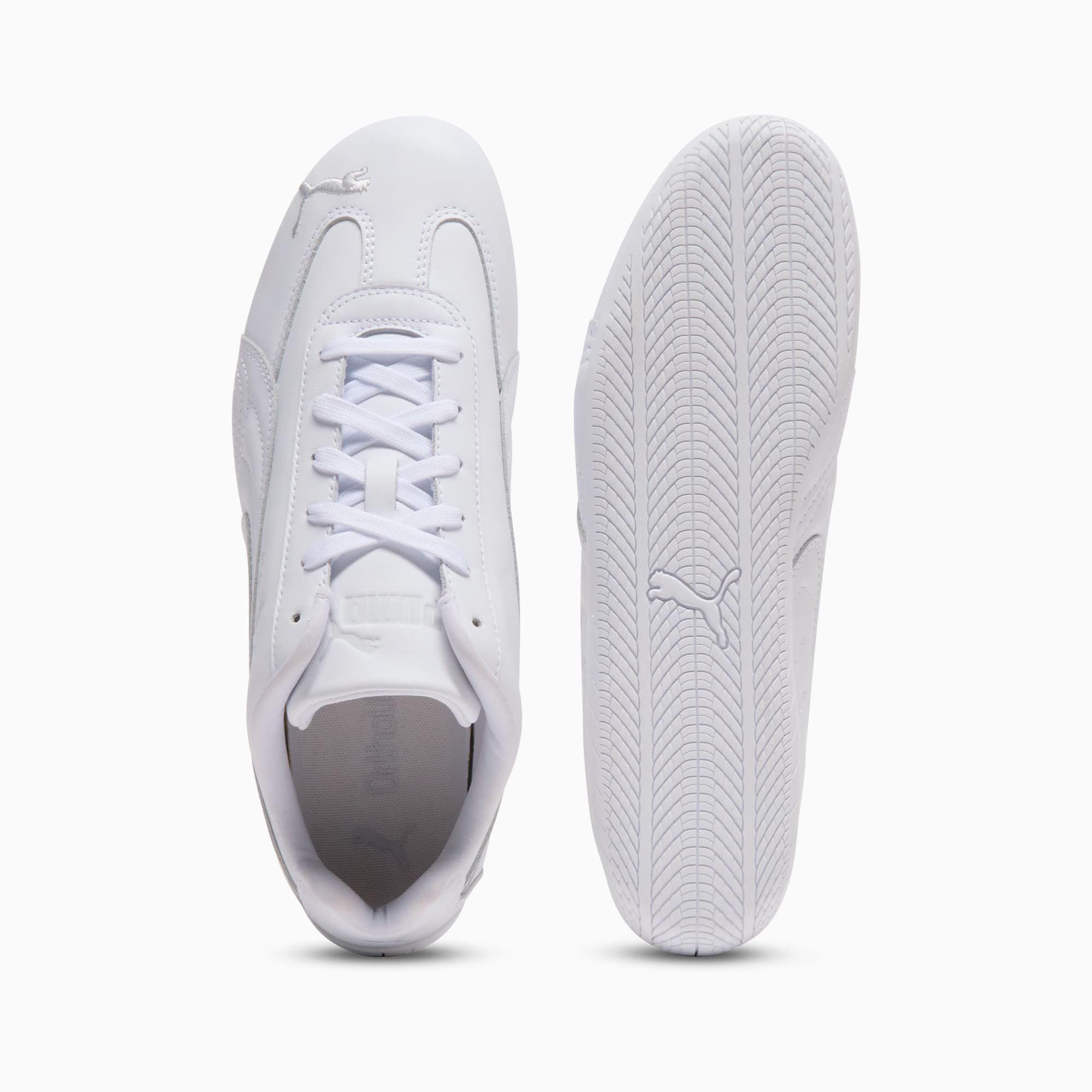Speedcat Full Leather Sneakers Unisex - PUMA White-Feather Gray