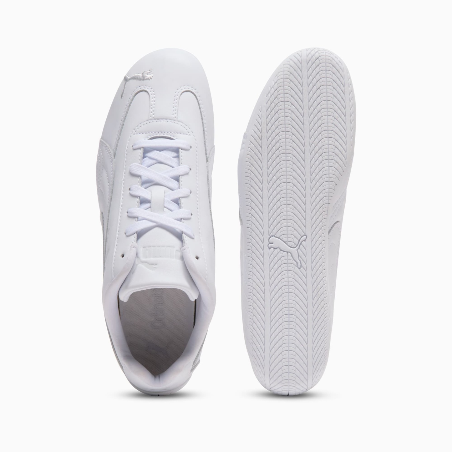 Speedcat Full Leather Sneakers Unisex - PUMA White-Feather Gray