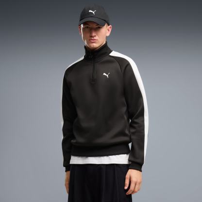 T7 Always On Trainingsjacke mit Reißverschluss bis zum Hals Herren - PUMA Black