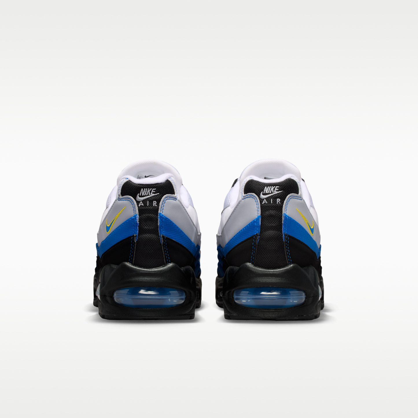 Nike Air Max 95 Big Bubble - Λευκό/Μαύρο/Reflect Silver/Royal Blue - 6