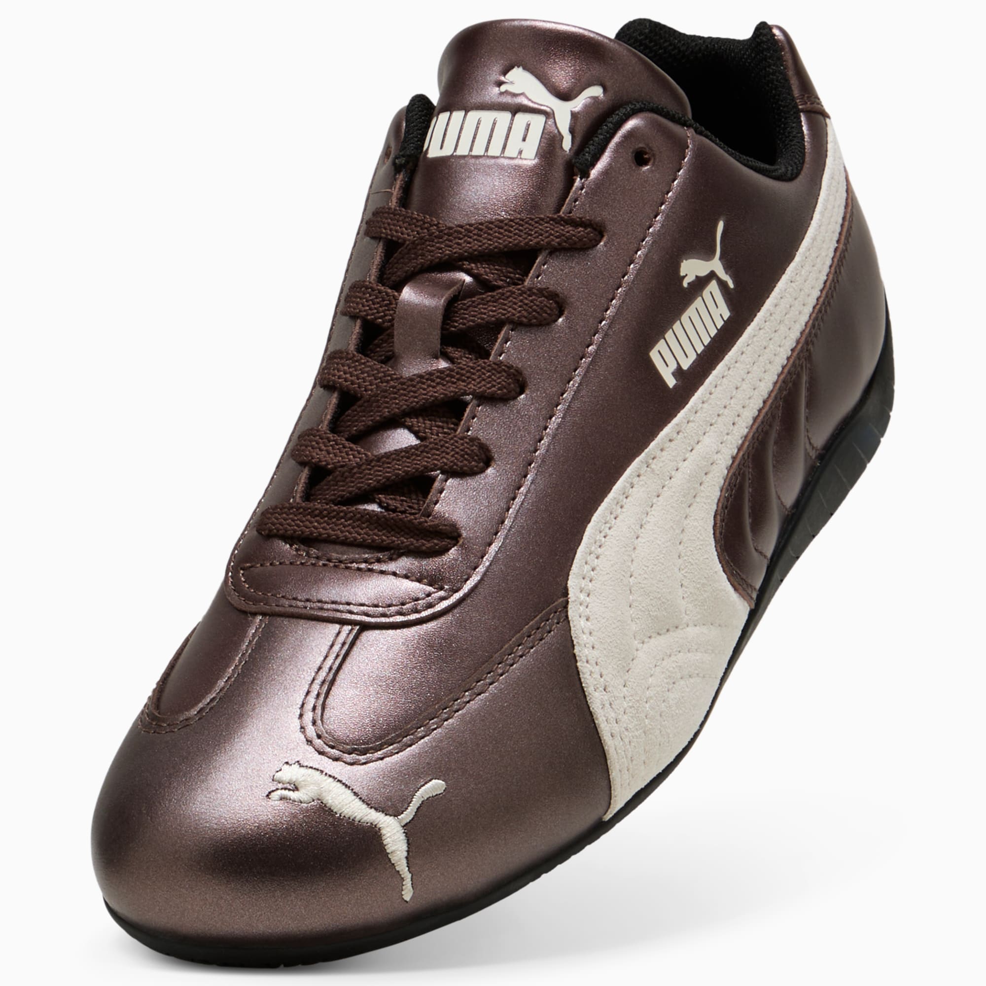 Speedcat Metallic Sneakers Unisex - Warm Brown-Warm White