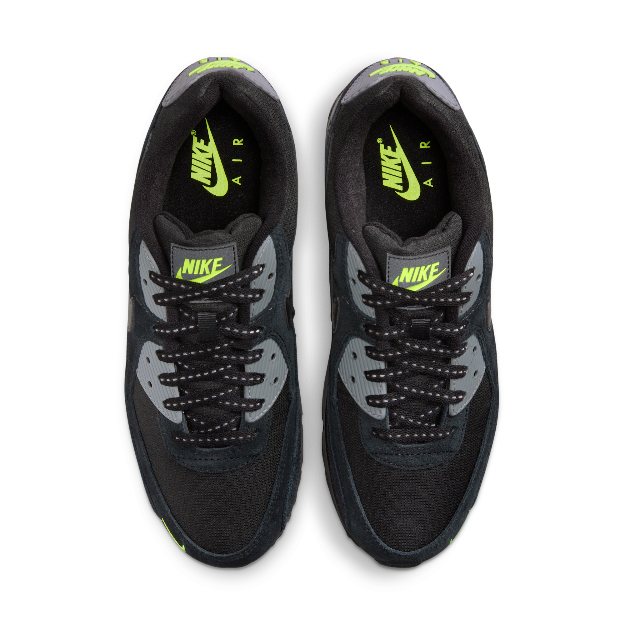 Nike Air Max 90 - Μαύρο/Volt/Cool Grey/Μαύρο - 4