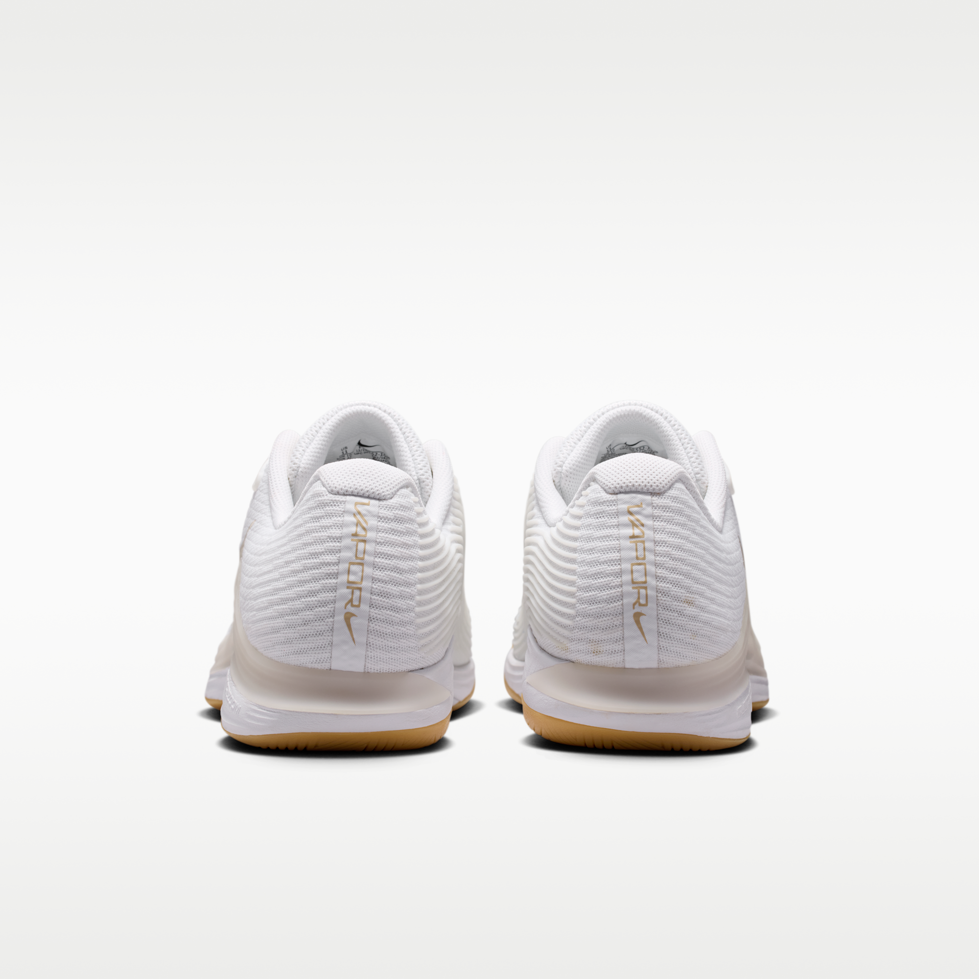 Nike Vapor 12 - Λευκό/Summit White/Linen/Light Orewood Brown - 6