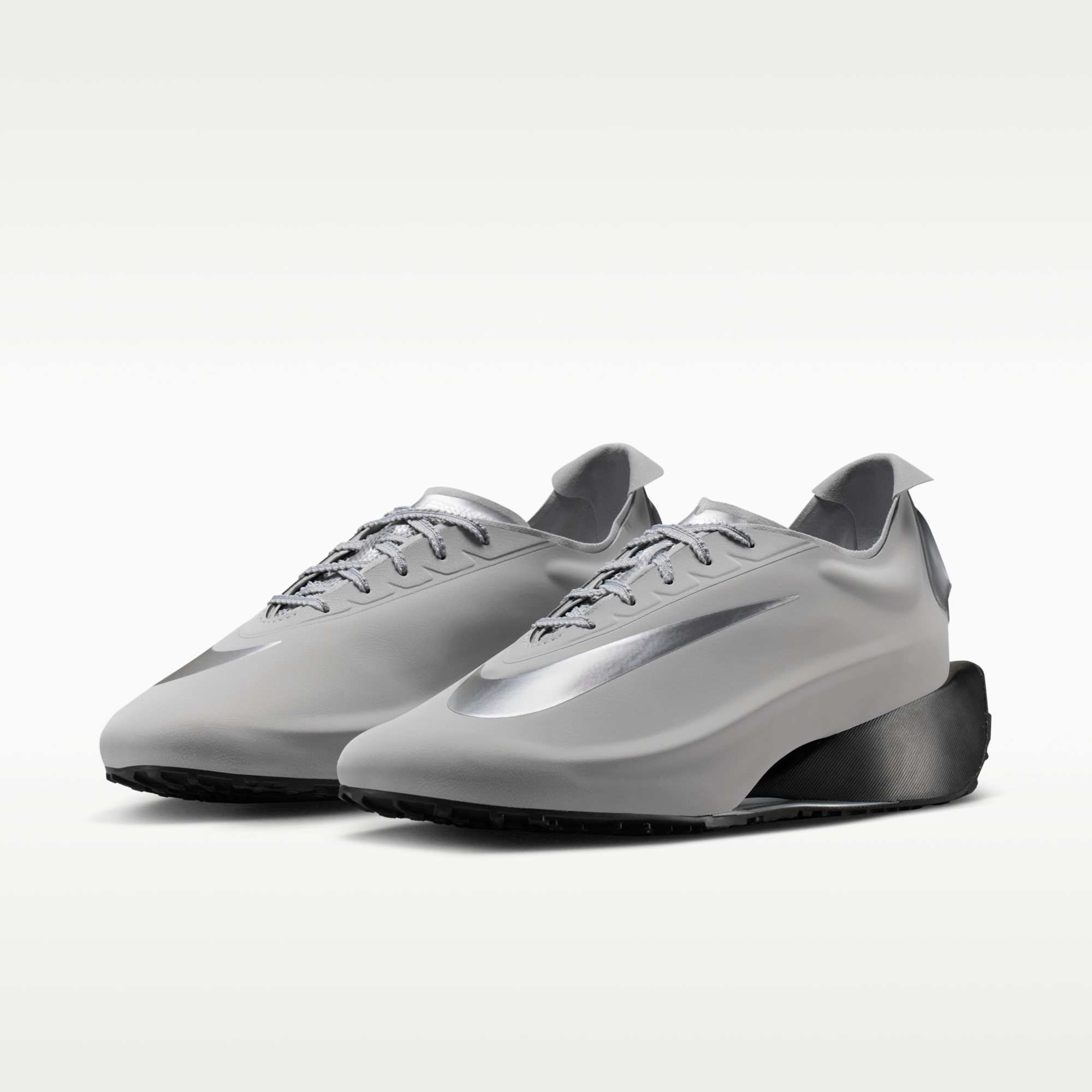Nike First Sight Noir - Flat Silver/Μαύρο/Metallic Silver - 5