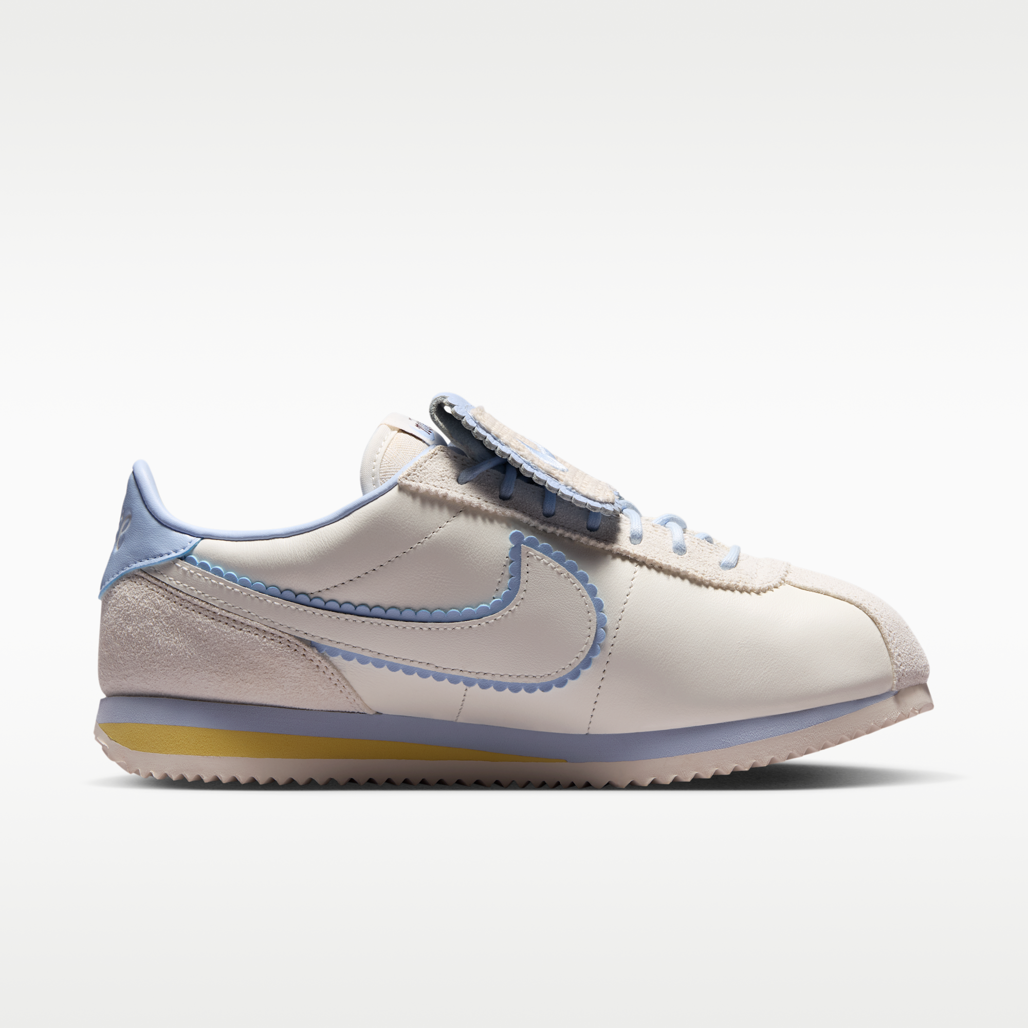 Nike Cortez Textile - Sail/Soft Yellow/Hydrogen Blue/Sail - 3