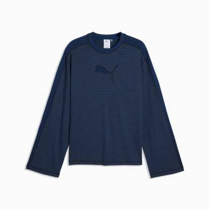 T7 Langarmshirt Unisex - Persian Blue Heather