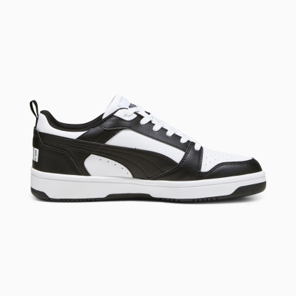 Rebound V6 Low Sneakers - PUMA White-PUMA Black-PUMA White