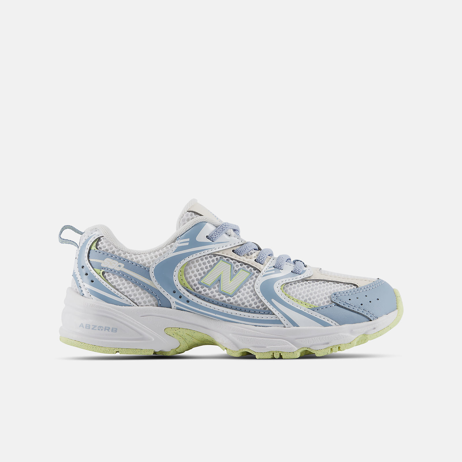 New Balance 530 BUNGEE LACE - LIGHT ARCTIC GREY con WHITE - P5303W7