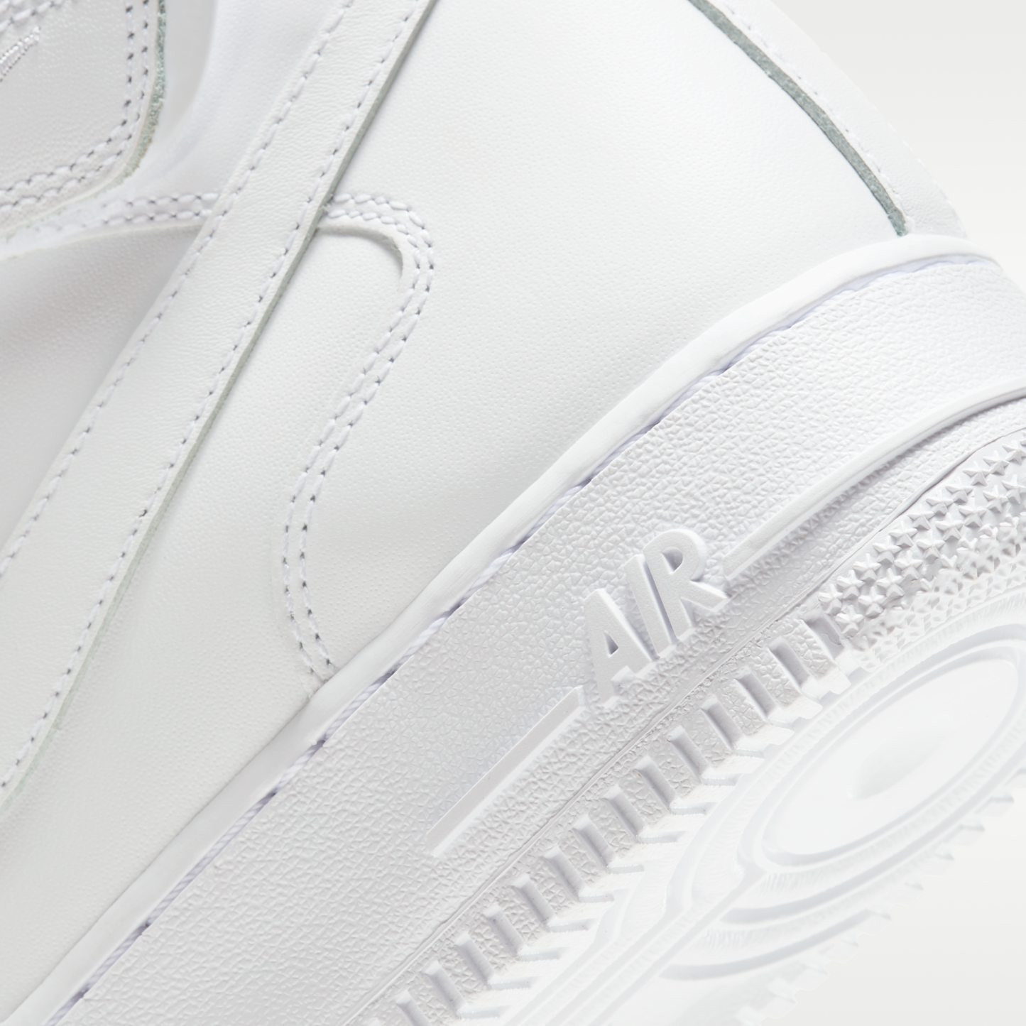 Nike Air Force 1 '07 Mid - Λευκό/Λευκό/Λευκό - 8