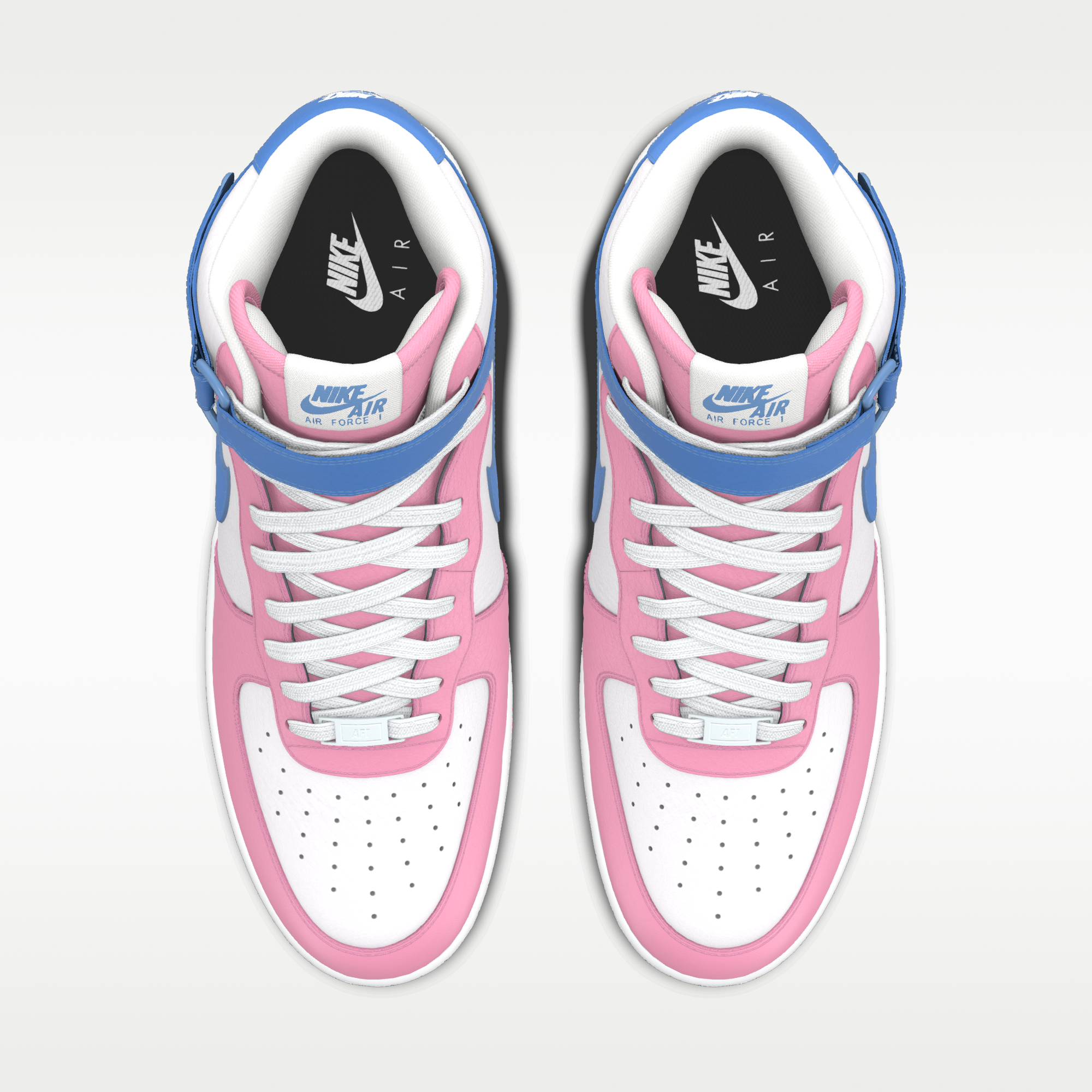 Nike Air Force 1 Mid By You - Πολύχρωμο/Πολύχρωμο/Πολύχρωμο (4523234192) - 4