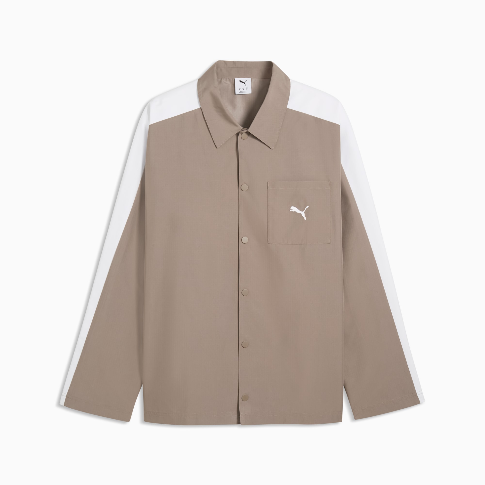 T7 Relaxed Overshirt Herren - Mouse Gray