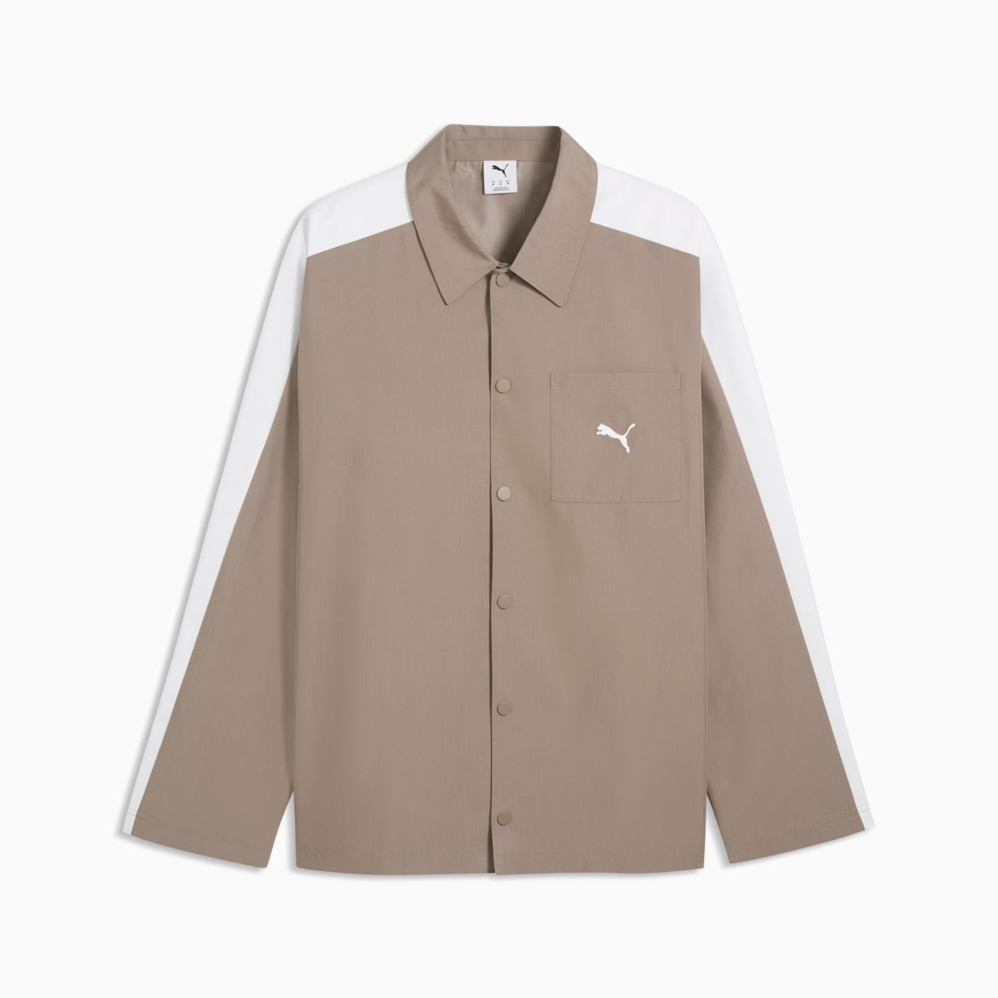 T7 Relaxed Overshirt Herren - Mouse Gray