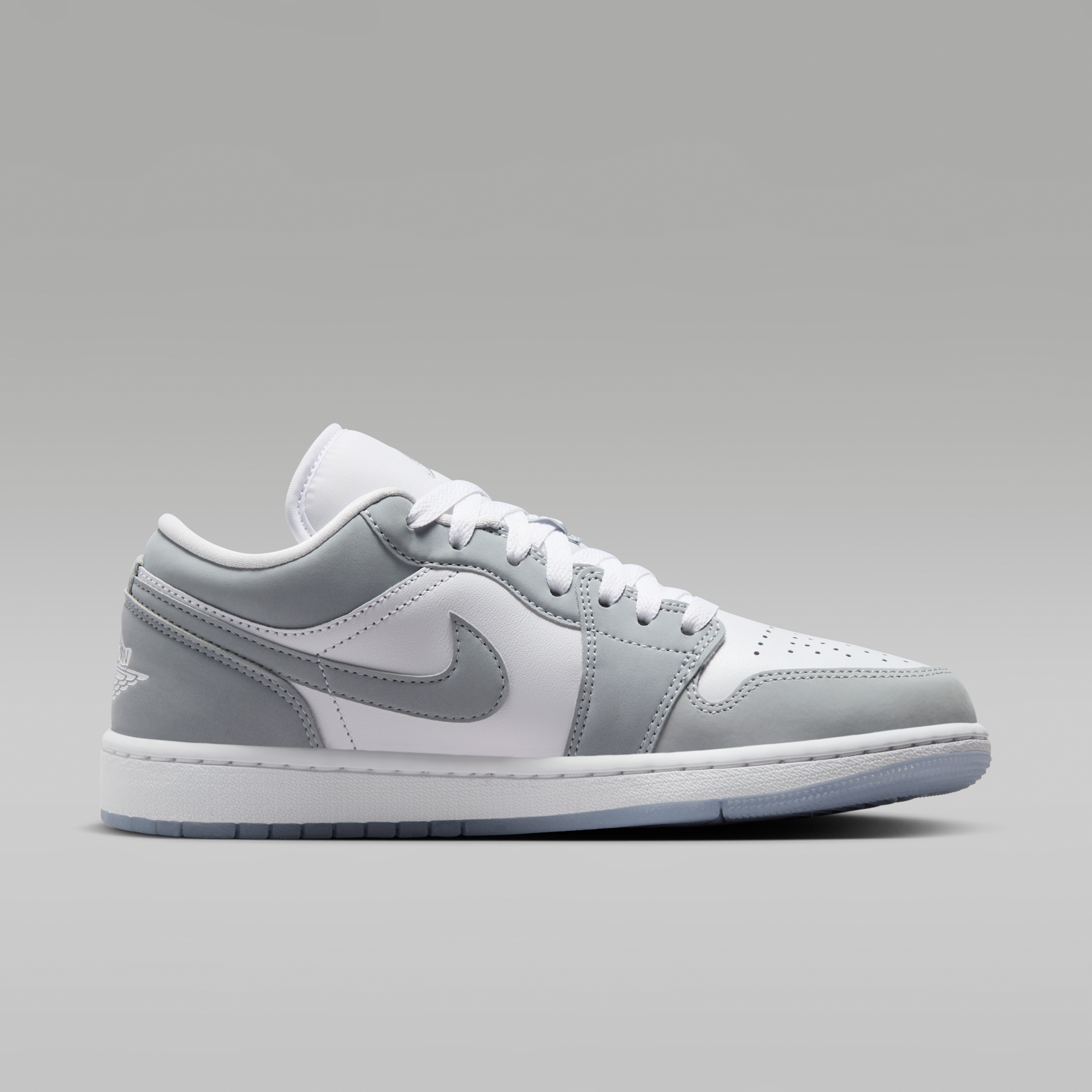 Air Jordan 1 Low - Λευκό/Aluminum/Wolf Grey - 3