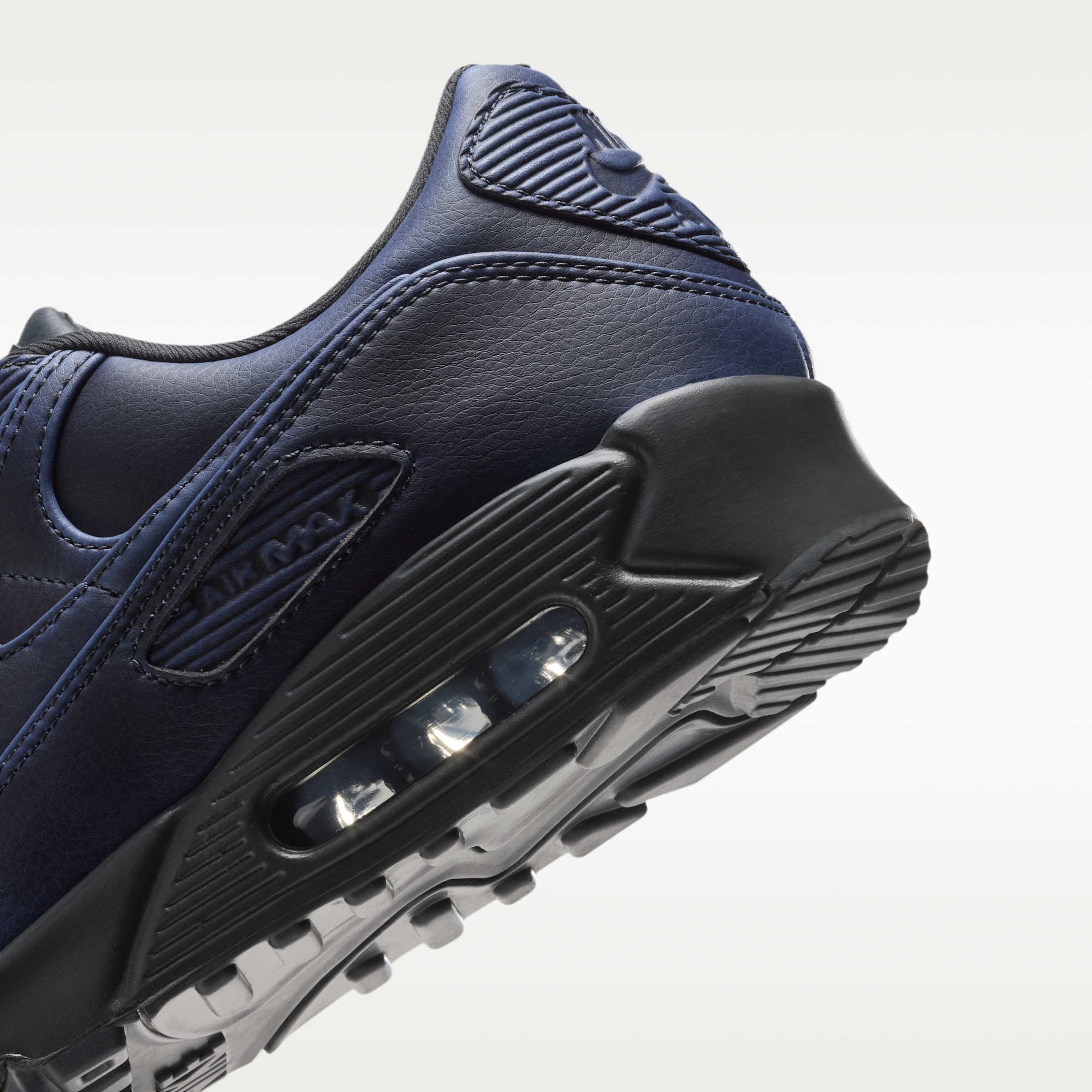Nike Air Max 90 Premium - Dark Smoke Grey/University Blue/Dark Smoke Grey - 8