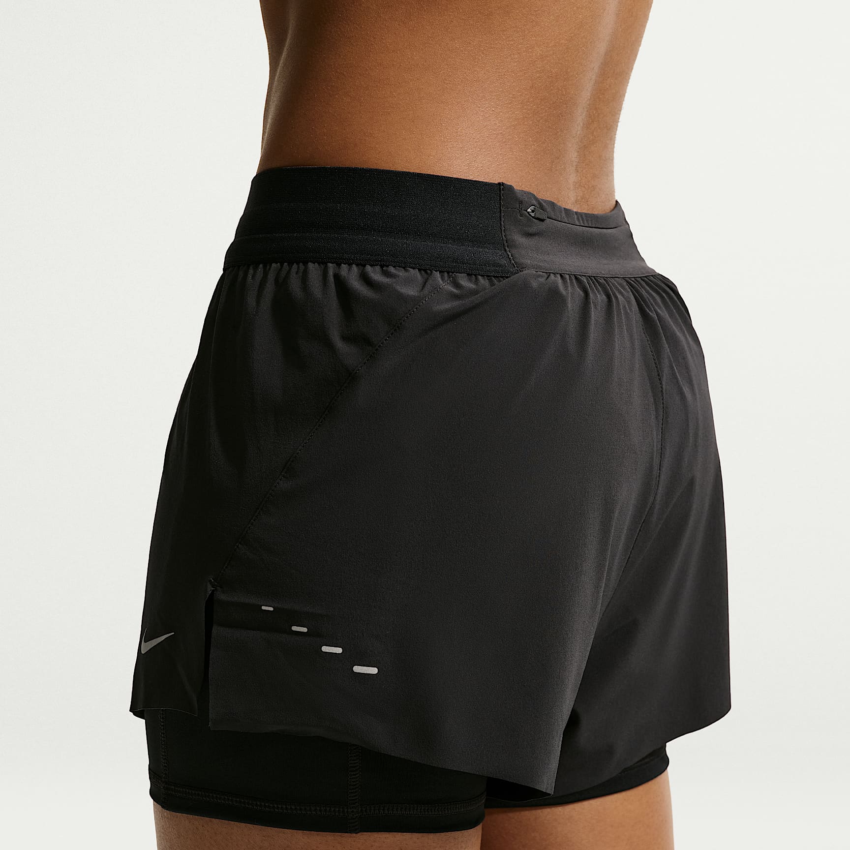 Nike Swift - Nike Swft Dri-FIT 2-in-1-Laufshorts mit mittelhohem Bund (Damen)