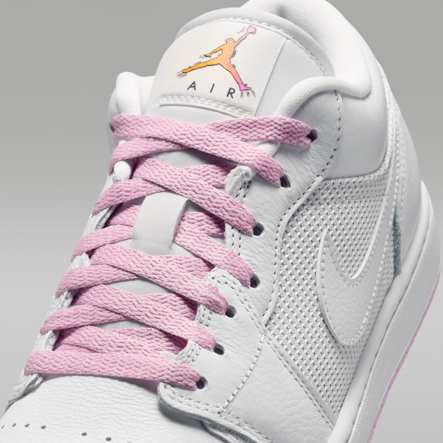 Air Jordan 1 Low SE - Summit White/Light Arctic Pink/Silver - 7