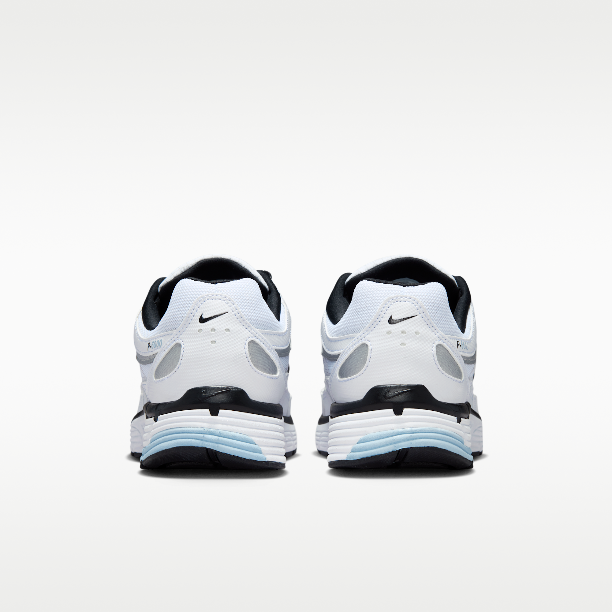 Nike P-6000 - Λευκό/Light Armory Blue/Metallic Silver/Μαύρο - 6