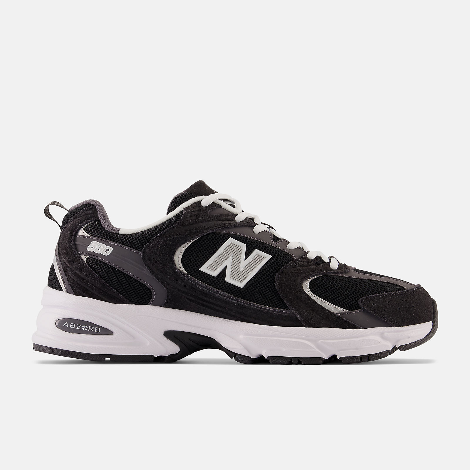 New Balance 530 - BLACK con MAGNET y Silver Metallic - MR530CC