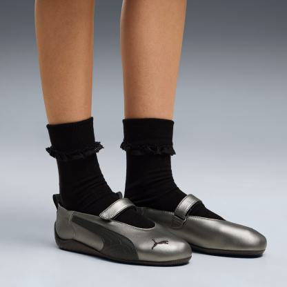 Speedcat Ballet Fleur Metallic Sneakers Damen - Puma Aged Silver-Flat Dark Gray
