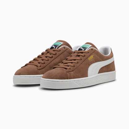 Suede Classic Sneakers Unisex - Haute Coffee-PUMA White