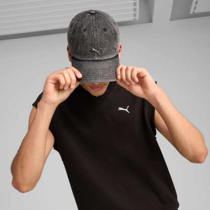 WARDROBE ESS Metal Dad Cap - PUMA Black