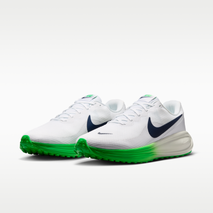 Nike Revolution 8 - Λευκό/Green Spark/Summit White/Midnight Navy - 5