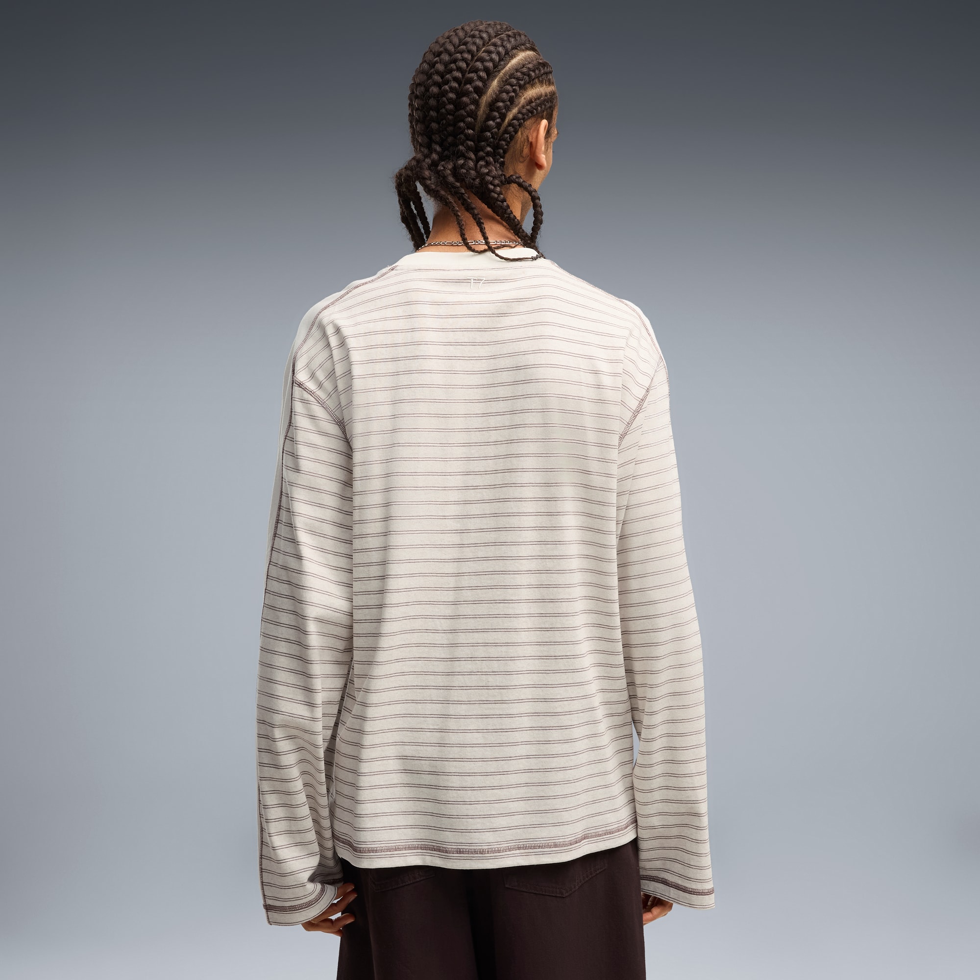 T7 Langarmshirt Unisex - Warm White Heather