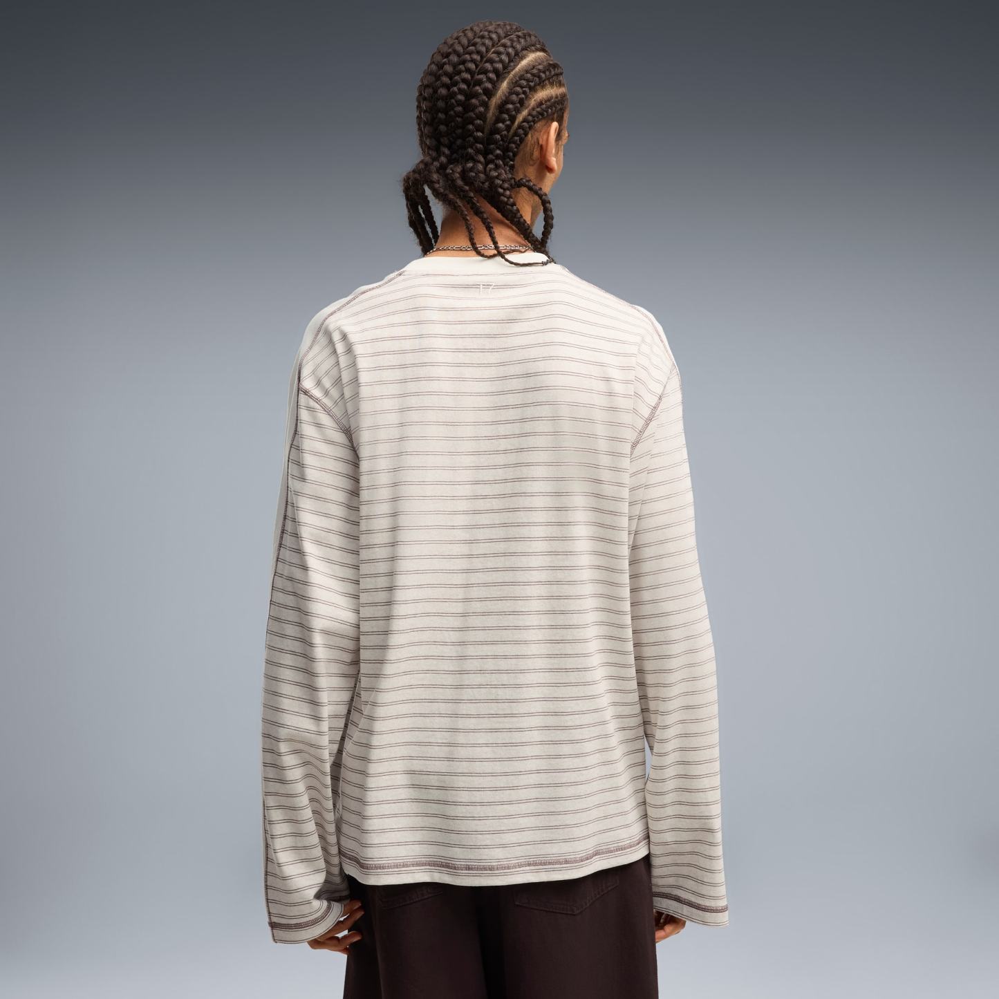 T7 Langarmshirt Unisex - Warm White Heather