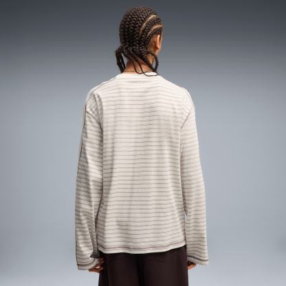 T7 Langarmshirt Unisex - Warm White Heather