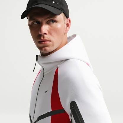 Nike Tech - Nike Tech Windrunner-Fleecejacke mit durchgehendem Reißverschluss und Color-Block-Design (Herren)