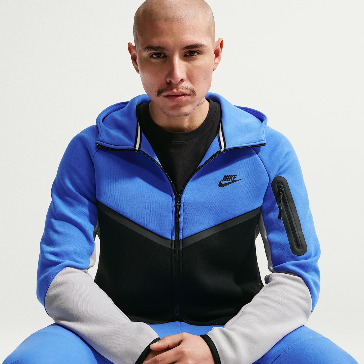 Nike Tech - Nike Tech Windrunner-Jacke aus Fleece mit durchgehendem Reißverschluss (Herren)