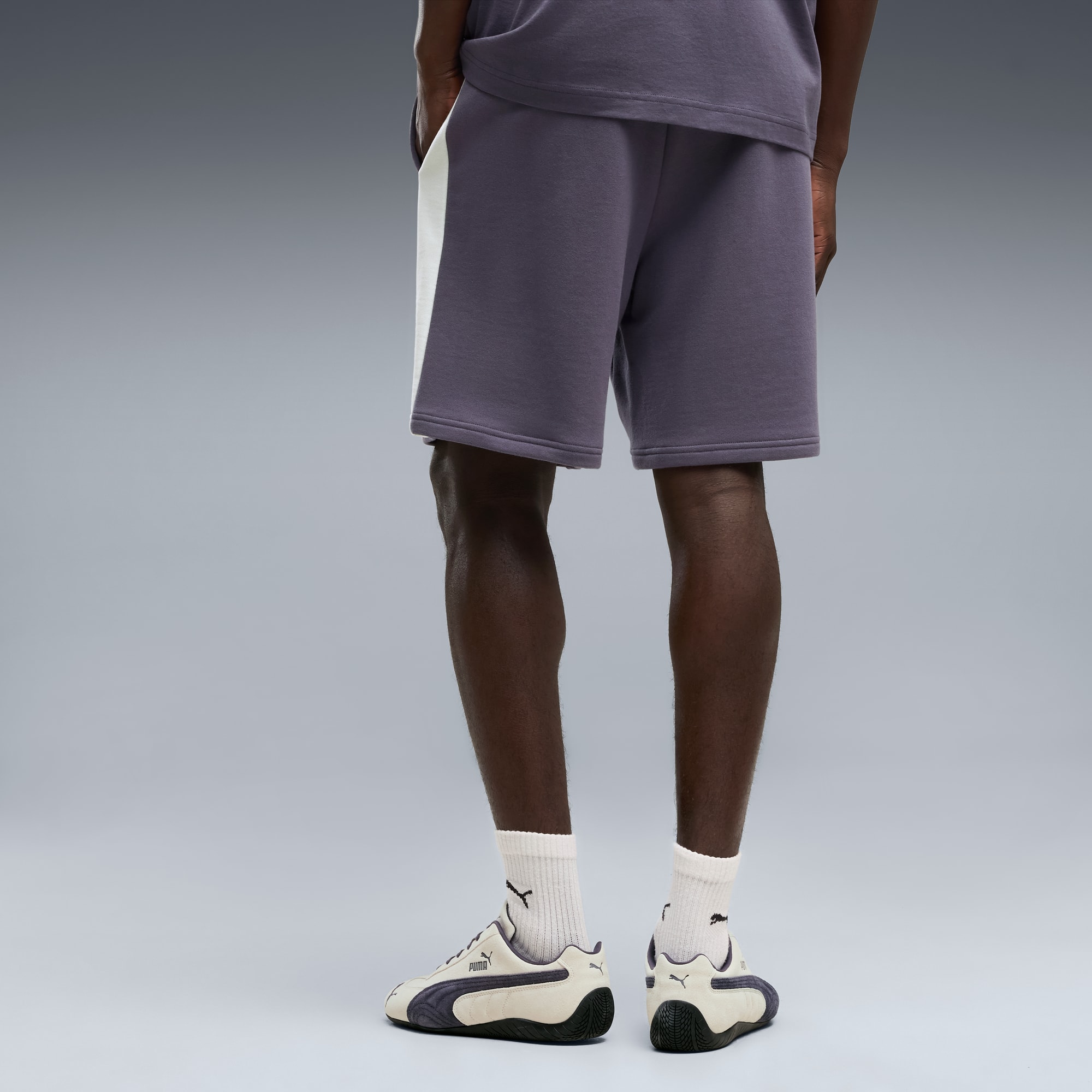 T7 Relaxed 7" Shorts Herren - Inky Depths-Créme De Mint