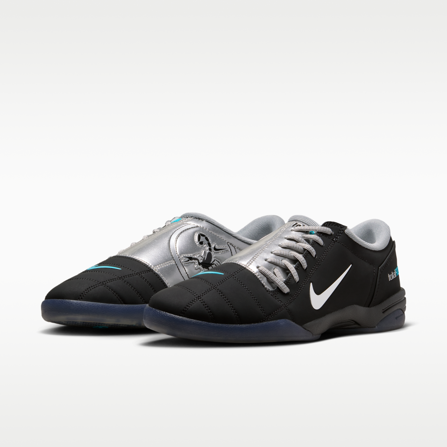 Nike Total 90 - Μαύρο/Gamma Blue/Metallic Silver - 5
