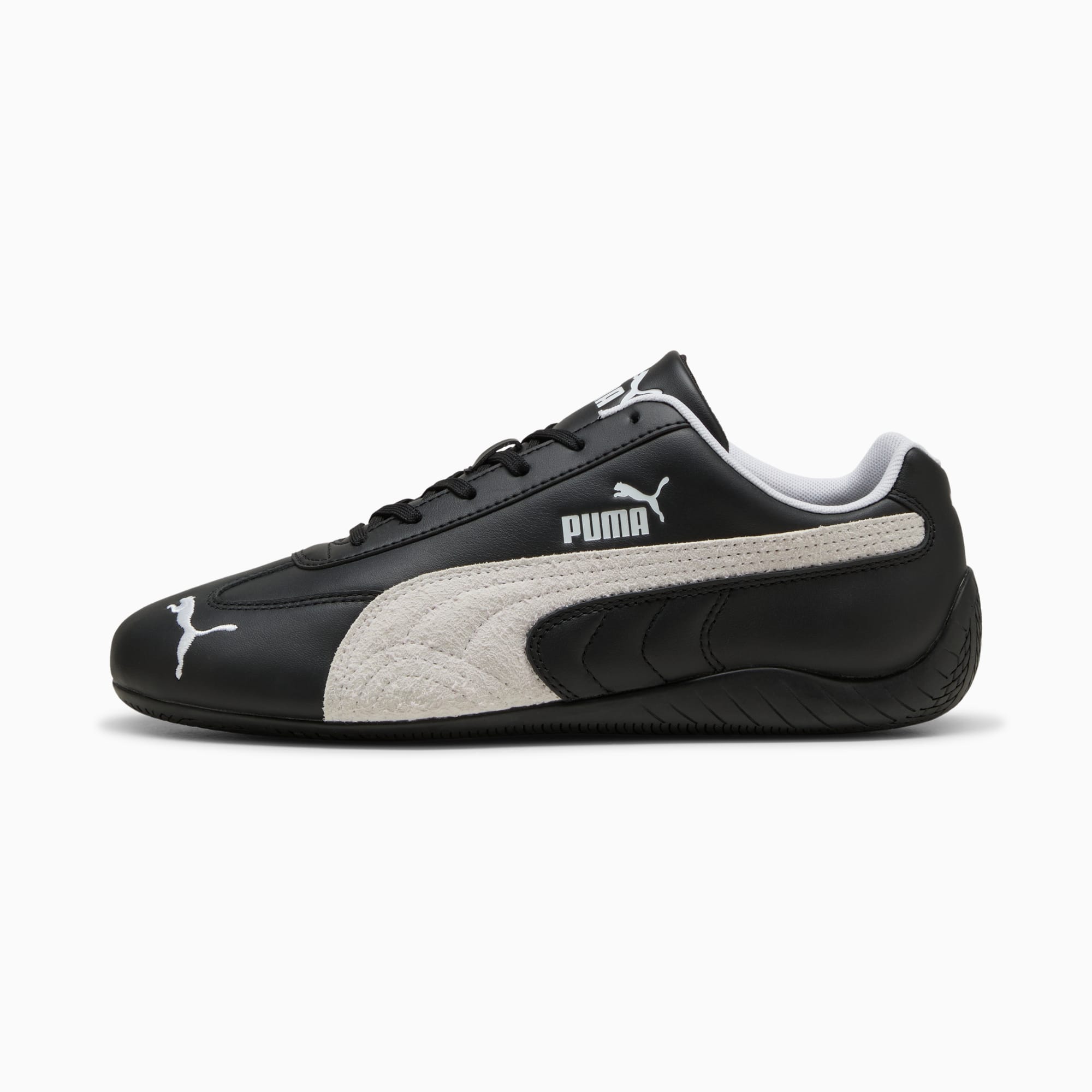 Speedcat Leather Sneakers Unisex - PUMA Black-PUMA White