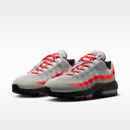 Nike Air Max '95 G - Light Silver/Light Smoke Grey/Bright Crimson/Μαύρο - 5