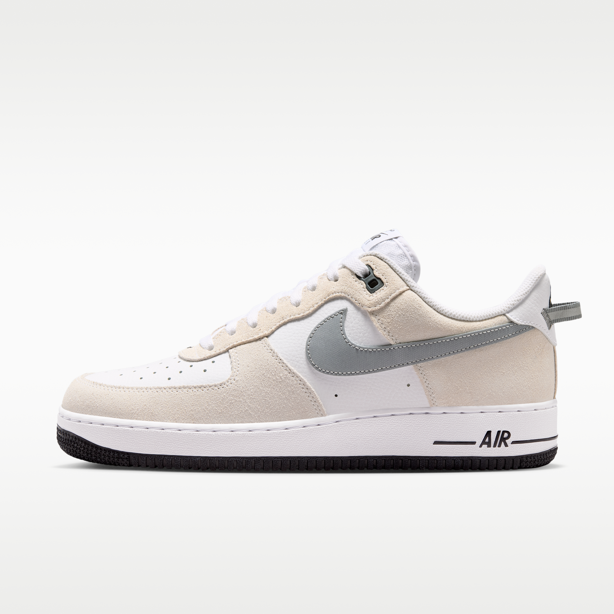 Nike Air Force 1 '07 LV8 - Λευκό/Μαύρο/Cool Grey/Metallic Cool Grey - 1