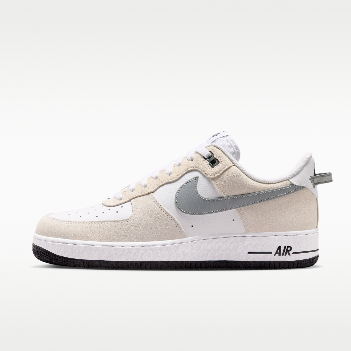 Nike Air Force 1 '07 LV8 - Λευκό/Μαύρο/Cool Grey/Metallic Cool Grey - 1