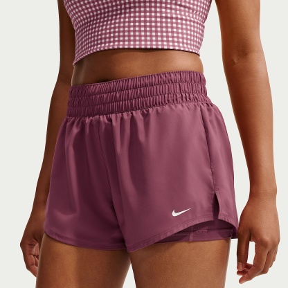 Nike One - Nike One Dri-FIT 2-in-1-Shorts mit mittelhohem Taillenbund für Damen (ca. 7,5 cm)