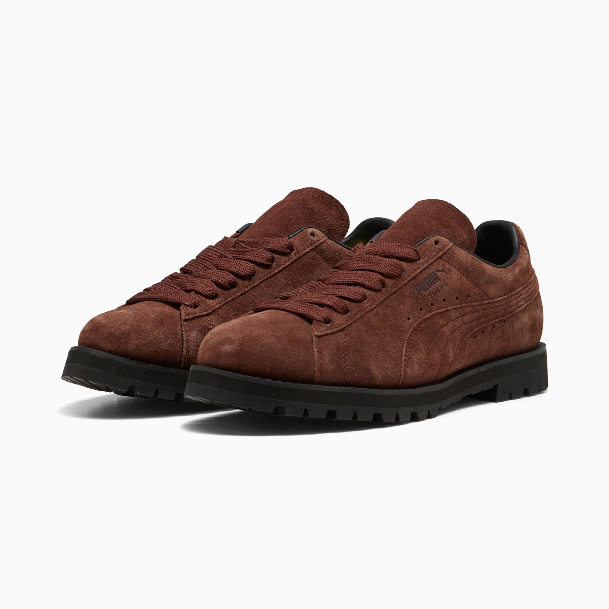 Suede Vibram® Sneakers Unisex - Chocotart-PUMA Black