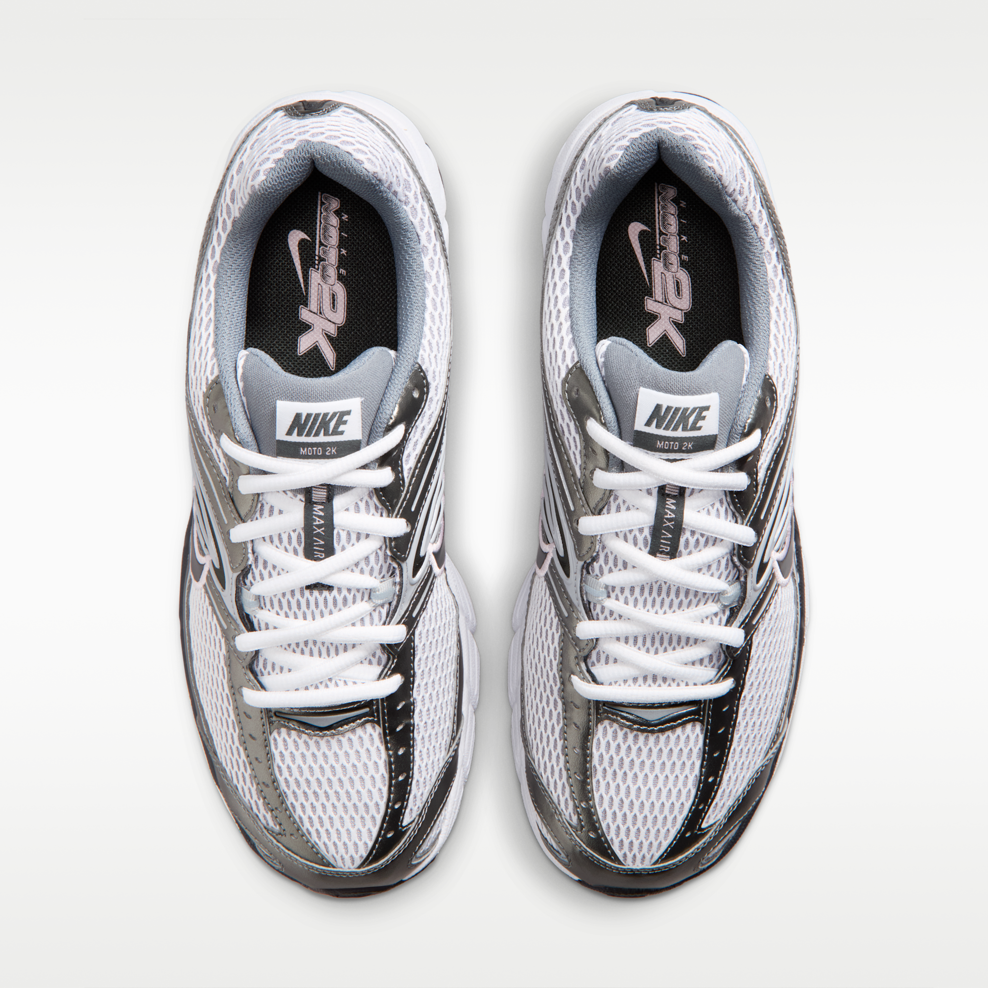 Nike Air Max Moto 2K - Smoke Grey/Anthracite/Pink Foam/Λευκό - 4