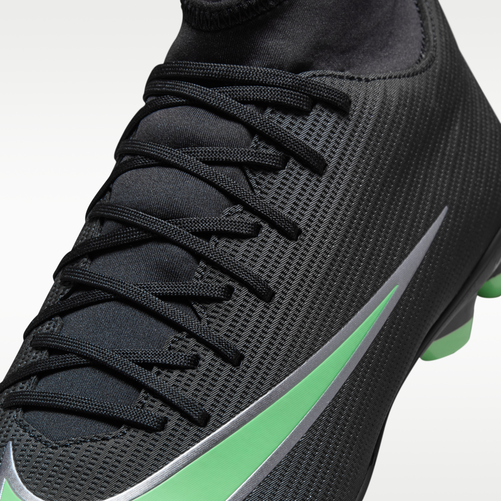 Nike Mercurial Superfly 11 Club - Μαύρο/Μαύρο/Illusion Green (IM0358-001) - 8