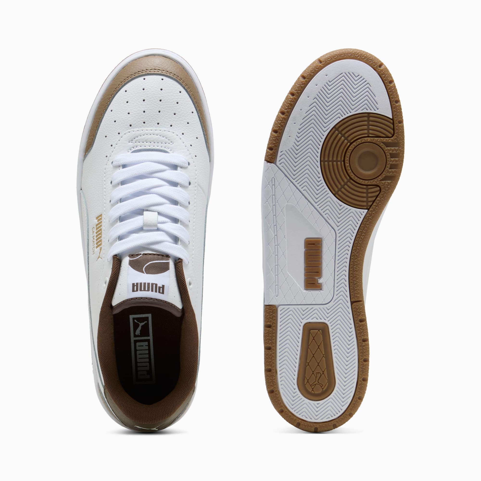 CA Match Sneakers - PUMA White-Totally Taupe