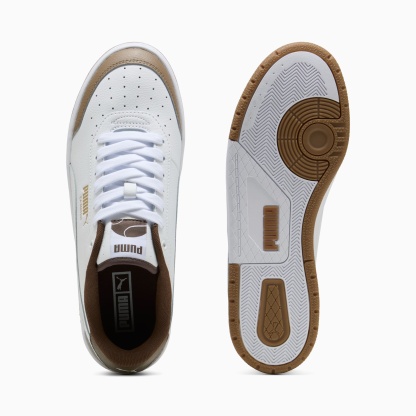 CA Match Sneakers - PUMA White-Totally Taupe