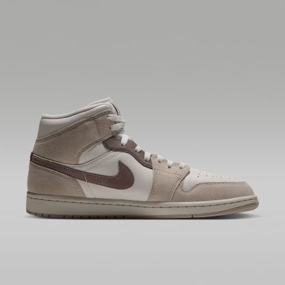 Air Jordan 1 Mid SE - Phantom/Cream II/Mink Brown - 3