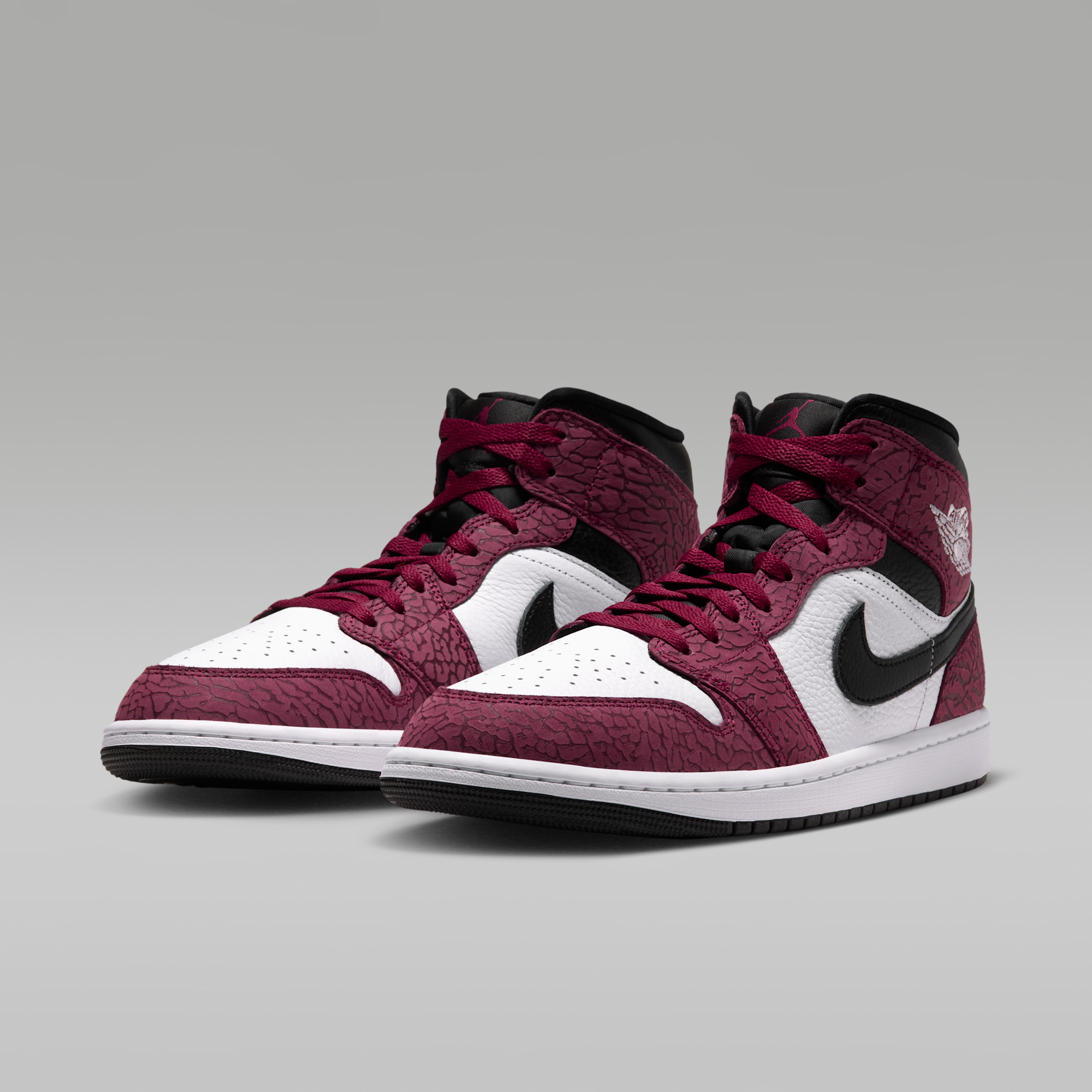 Air Jordan 1 Mid SE - Team Red/Μαύρο/Dark Team Red/Λευκό - 5